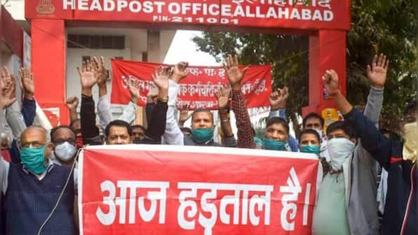 Ten central trade unions extend support to farmers' call for Bharat Bandh on 8 Dec