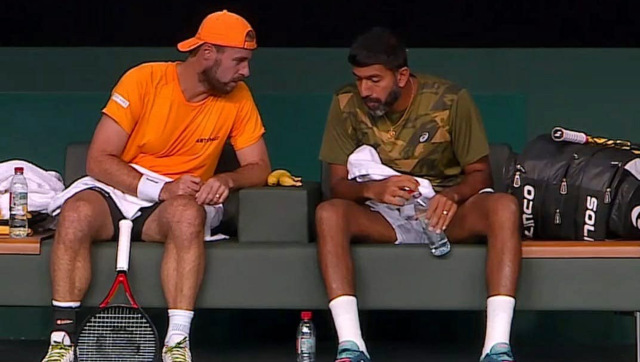 Paris Masters 2020: Rohan Bopanna, Oliver Marach enter men's doubles quarter-finals with hard-fought win Paris Masters 2020: Rohan Bopanna, Oliver Marach enter men's doubles quarter-finals with hard-fought win