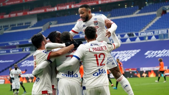 Ligue 1: Olympique Lyonnais move into second place with 3-0 win over Reims