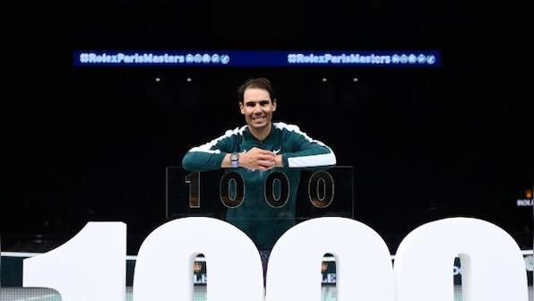 'Great achievement': Rafael Nadal ecstatic after claiming 1,000th Tour-level win at Paris Masters