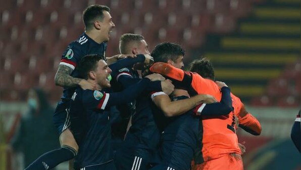 Scotland fans ignore COVID-19 restrictions to celebrate Euro 2020 qualification