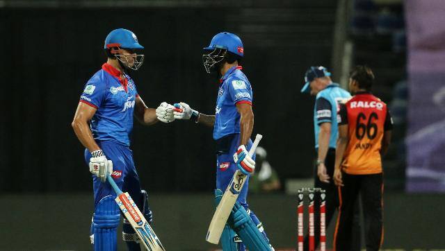 DC won the toss and opted to bat. Marcus Stoinis was promoted to the opening slot, along with Shikhar Dhawan, and the duo set up the platform for the Capitals with an 86-run stand for the opening wicket. Stoinis played his part with a knock of 38 off just 27 balls. Sportzpics