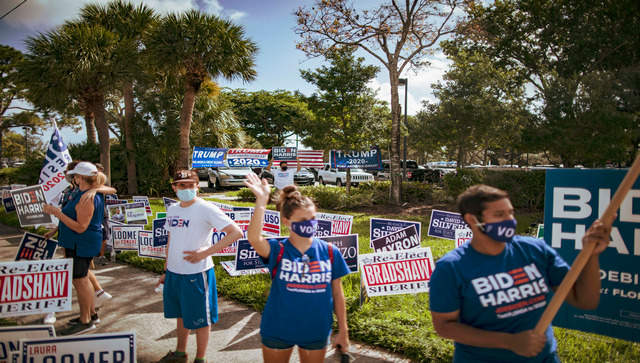 US Election: Awaiting results, exhausted and anxious voters find country more divided than ever US Election: Awaiting results, exhausted and anxious voters find country more divided than ever