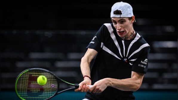 Paris Masters 2020: Ugo Humbert upsets second-seeded Stefanos Tsitsipas, sets up Marin Cilic clash