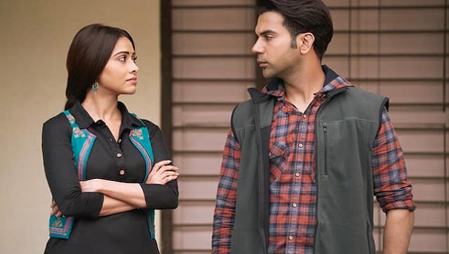 Nushrat Bharucha and Rajkummar Rao in Chhalaang. Twitter
