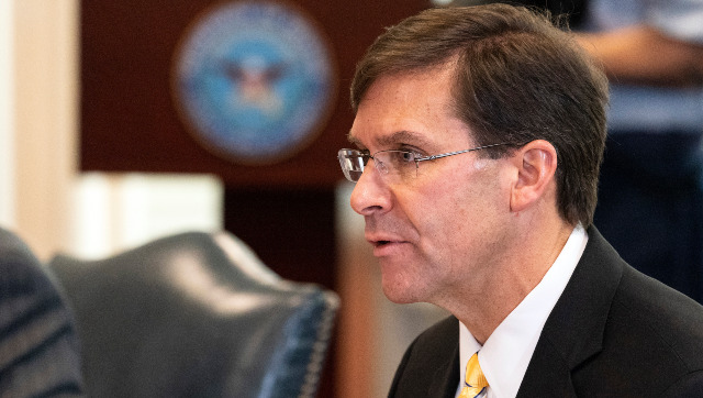 Donald Trump fires Mark Esper, defence secretary who opposed use of troops on US streets Donald Trump fires Mark Esper, defence secretary who opposed use of troops on US streets