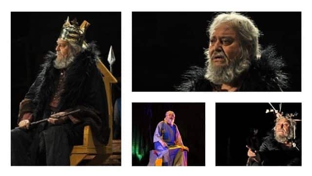 Soumitra Chatterjee in Raja Lear. Image via Facebook.