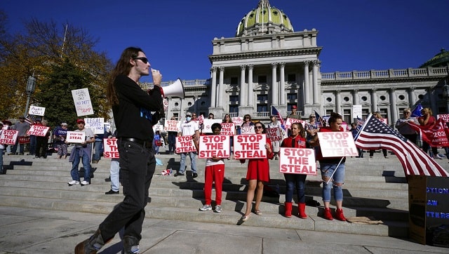 Pro-Trump protesters crying foul over vote counts stir safety concerns in hotly contested counties Pro-Trump protesters crying foul over vote counts stir safety concerns in hotly contested counties