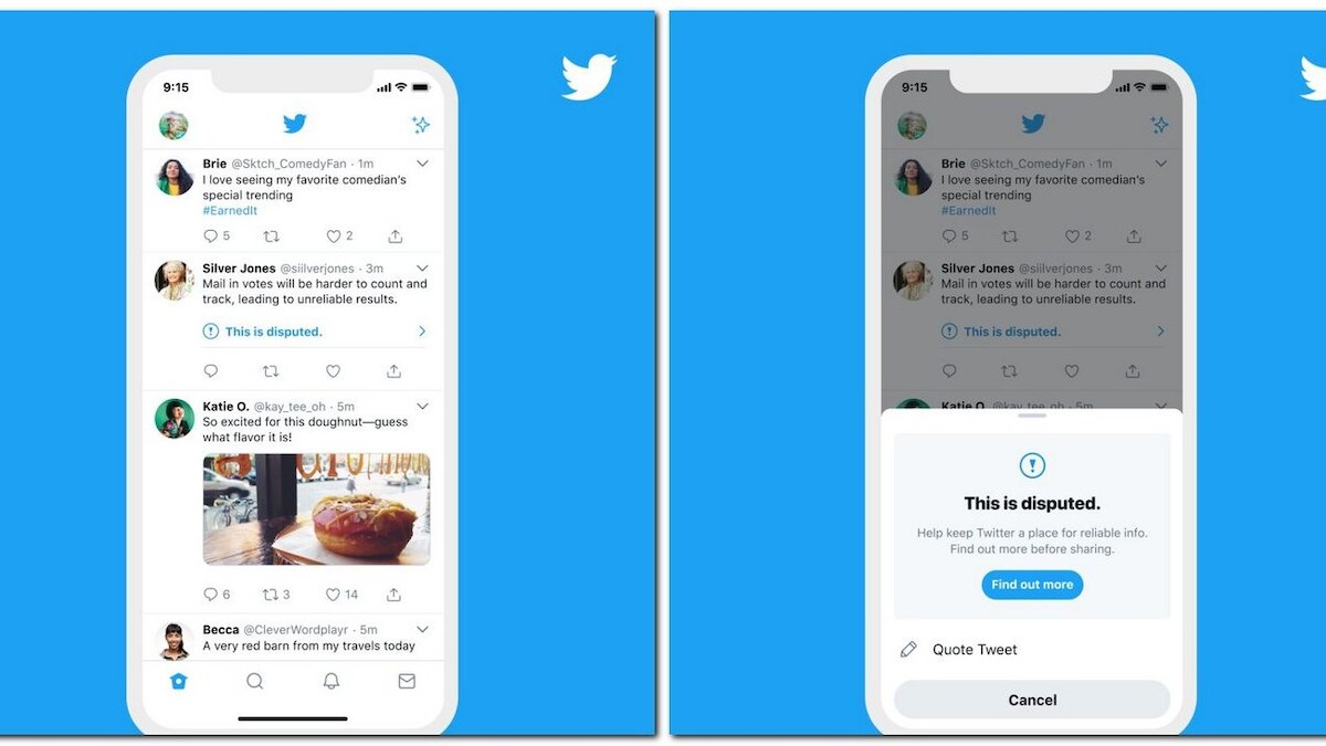 Twitter will now show warning to users if they try to retweet flagged(01)