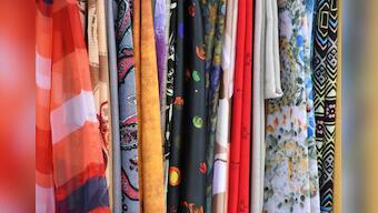 Striking lengths of dress material to buy today