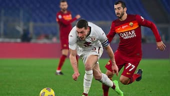 Serie A: AS Roma move level on points with champions Juventus after beating 10-man Torino