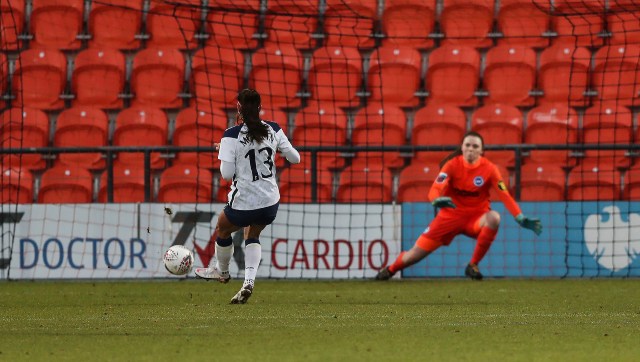 Women's Super League: Alex Morgan scores first Tottenham goal in 3-1 win over Brighton Women's Super League: Alex Morgan scores first Tottenham goal in 3-1 win over Brighton