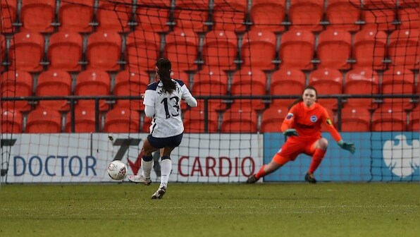 Women's Super League: Alex Morgan scores first Tottenham goal in 3-1 win over Brighton