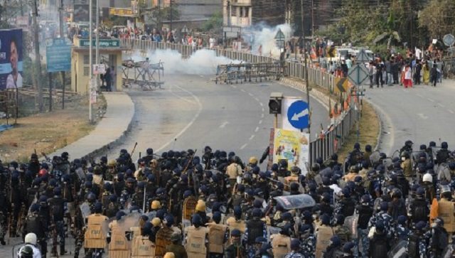 One dead as BJP workers clash with police in Siliguri; party calls bandh in north Bengal on Tuesday One dead as BJP workers clash with police in Siliguri; party calls bandh in north Bengal on Tuesday