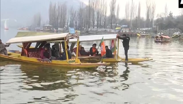 Shikara carrying BJP workers, journalists capsizes during rally in Srinagar's Dal lake; no one injured