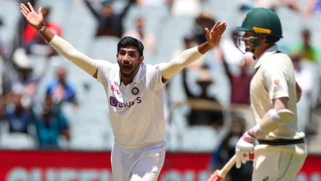 India’s pace spearhead Jasprit Bumrah was at his usual best, finishing with figures of 4/56 and 2/54 in the two innings respectively. AP 