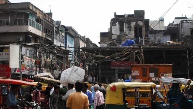Chandni Chowk as it used to be before the pedestrianisation project — chaotic and congested. Image courtesy: Pramod Pushkarna 