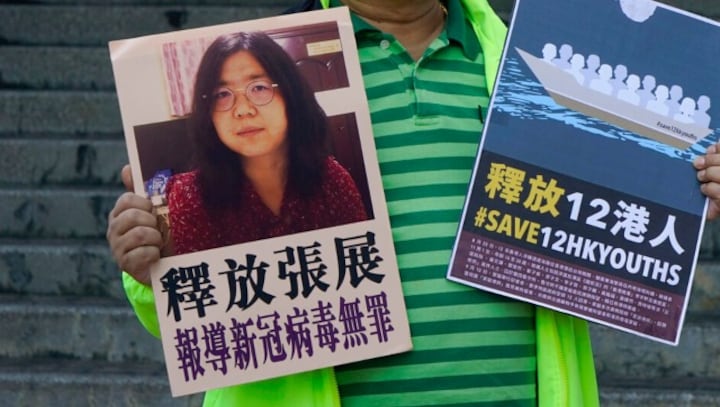 China sentences citizen journalist for 4 years in prison for her reports on COVID-19 outbreak in Wuhan