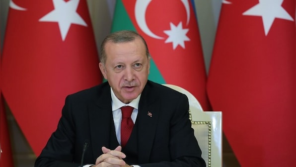 At Baku victory parade, Turkish president Recep Erdogan hails Azerbaijan's 'glorious' win over Armenia