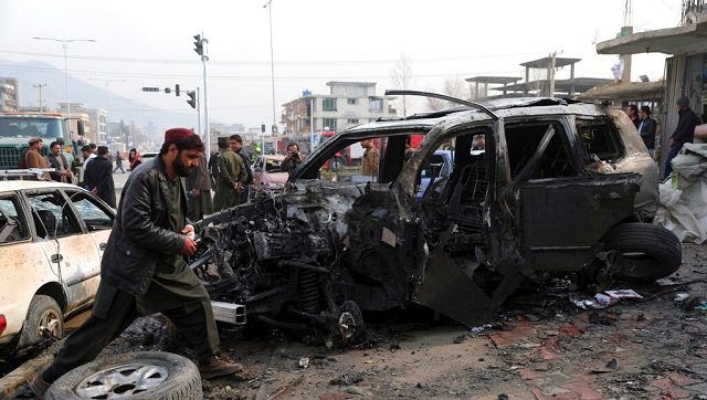 Car bomb explosion in Afghanistan's Kabul kills nine; lawmaker among 20 injured Car bomb explosion in Afghanistan's Kabul kills nine; lawmaker among 20 injured