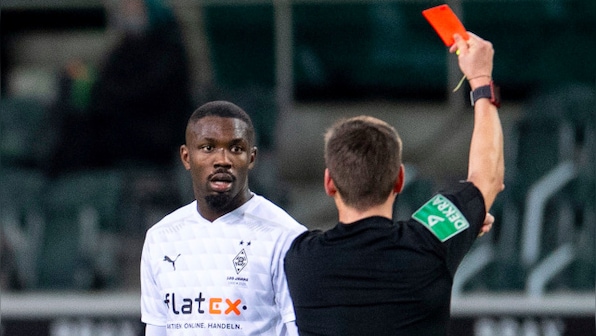 Bundesliga: Borussia Monchengladbach's Marcus Thuram slapped with a six-match suspension for spitting at opponent