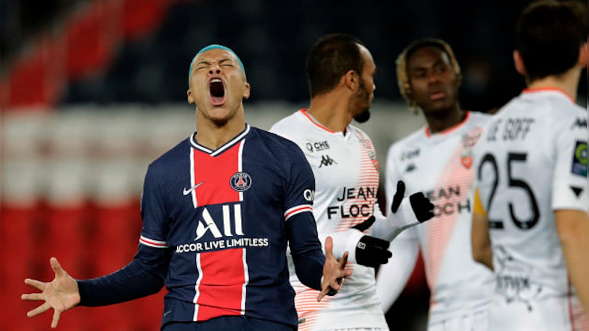 Ligue 1: Kylian Mbappe scores penalty as PSG beat 10-man Lorient; Lille register easy win over Dijon