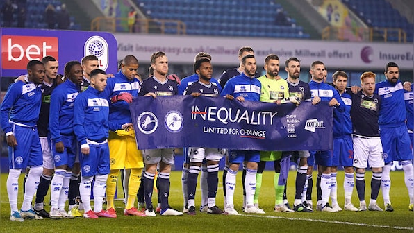Millwall fans back players' support for Black Lives Matter movement after booing them in previous game