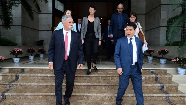 Hanoi's ex-mayor, Formula 1 race backer jailed five years for stealing state documents Hanoi's ex-mayor, Formula 1 race backer jailed five years for stealing state documents