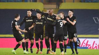 Premier League: Tomas Soucek, Angelo Ogbonna on target as West Ham script comeback to topple Leeds United