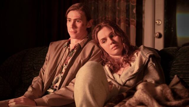 Owen Teague as Harold Lauder and Odessa Young as Frannie Goldsmith