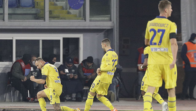 Serie A: Lazio errors help Verona win; Crotone register season's first win, beat Spezia 4-1 Serie A: Lazio errors help Verona win; Crotone register season's first win, beat Spezia 4-1