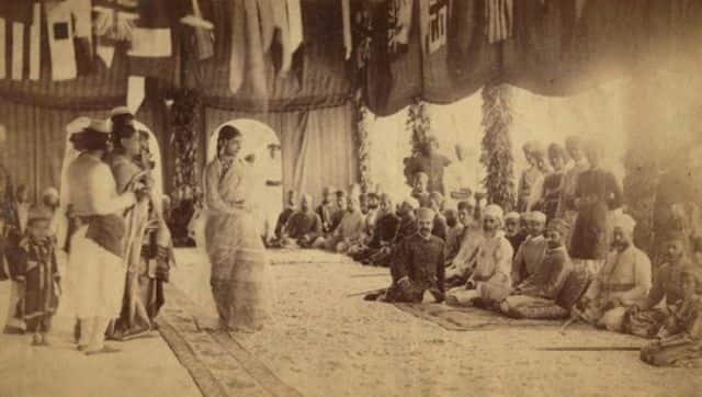Mushaira by courtesans in Hyderabad. Photo credit: Wikimedia Commons