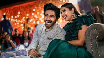 Niharika Konidela, Chaitanya JV dance to Chiranjeevi, Varun Dhawan's songs at sangeet ceremony