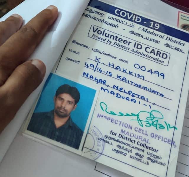 Hakkim’s volunteer ID card, handed to this reporter by the Deputy Collector at his office. Greeshma Kuthar/Firstpost