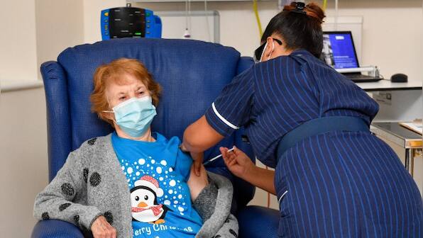'Best early birthday present': 90-year-old Briton becomes first person to be given Pfizer COVID-19 vaccine