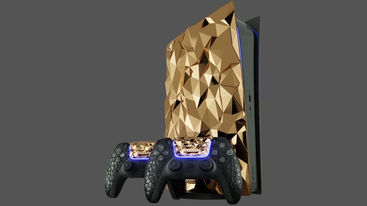 Caviar's custom PlayStation 5 Golden Rock Edition to cost half a
