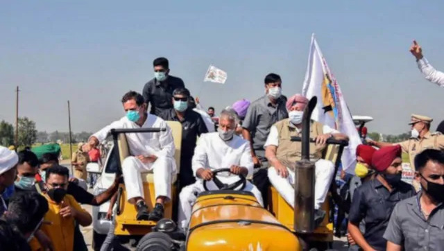 Opposition's support to farmers' protest flies in the face of having previously backed similar reforms Opposition's support to farmers' protest flies in the face of having previously backed similar reforms