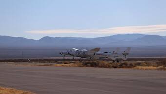 Virgin Galactic rocket lands safely after its test flight abruptly ended due to a motor failure