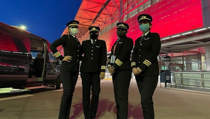 Historic Air India flight, manned by all-women cockpit crew, takes off from San Francisco for Bengaluru