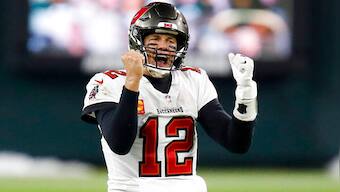 Tampa Bay Buccaneers' Tom Brady stands in the way of Kansas City Chiefs' second straight Super Bowl title