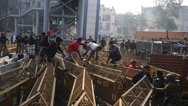Farmers breached barricades placed inside the heart of Delhi and clashed with Police at several places. AP