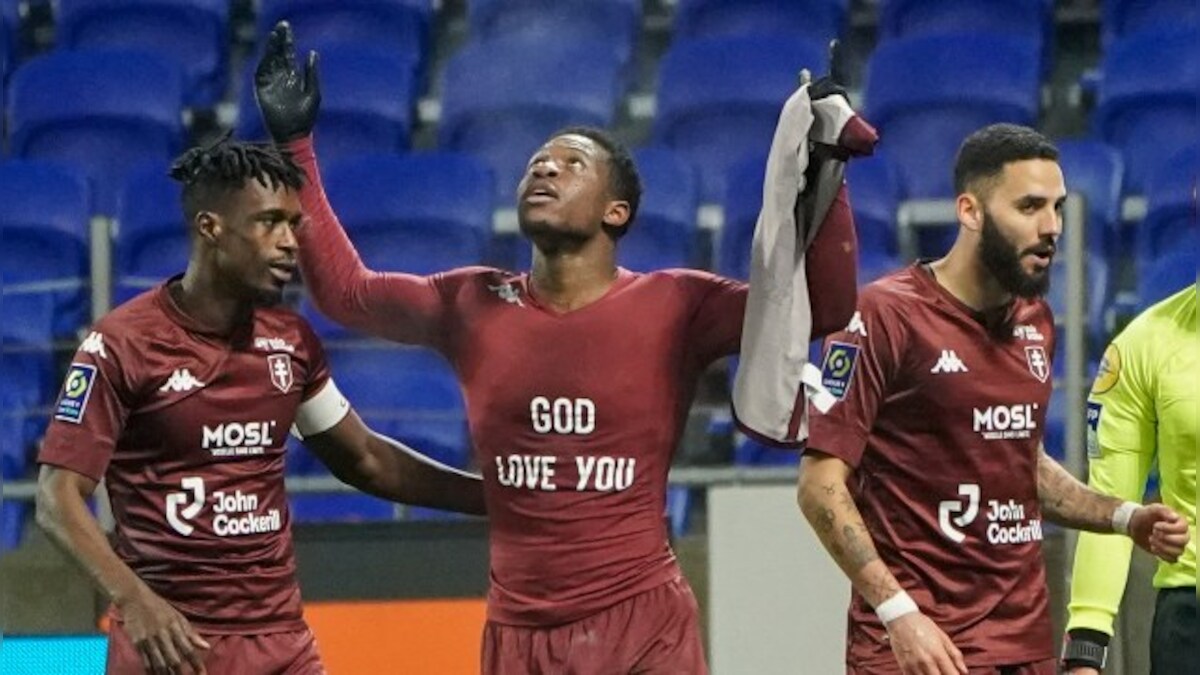 Ligue 1: Metz striker Aaron Leya Iseka's injury-time winner ends Lyon's unbeaten streak; Lille rallies to beat Reims