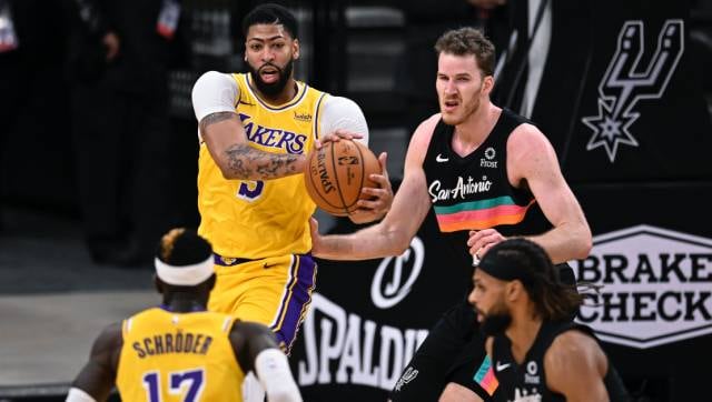 NBA: Anthony Davis, LeBron James Help Lakers Overtake Spurs;  first wins for Wizards, Pistons