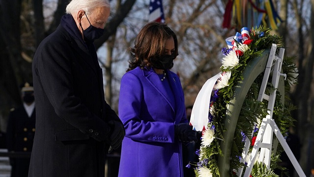 Joe Biden Inauguration Updates: President, vice-president lay wreath at Tomb of the Unknown Soldier
