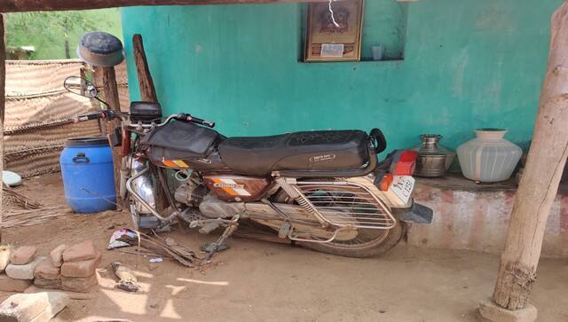 Muthulakshmi's father-in-law tried many times to take from her the motorcycle belonging to her late husband Thangaraj. Greeshma Kuthar/Firstpost