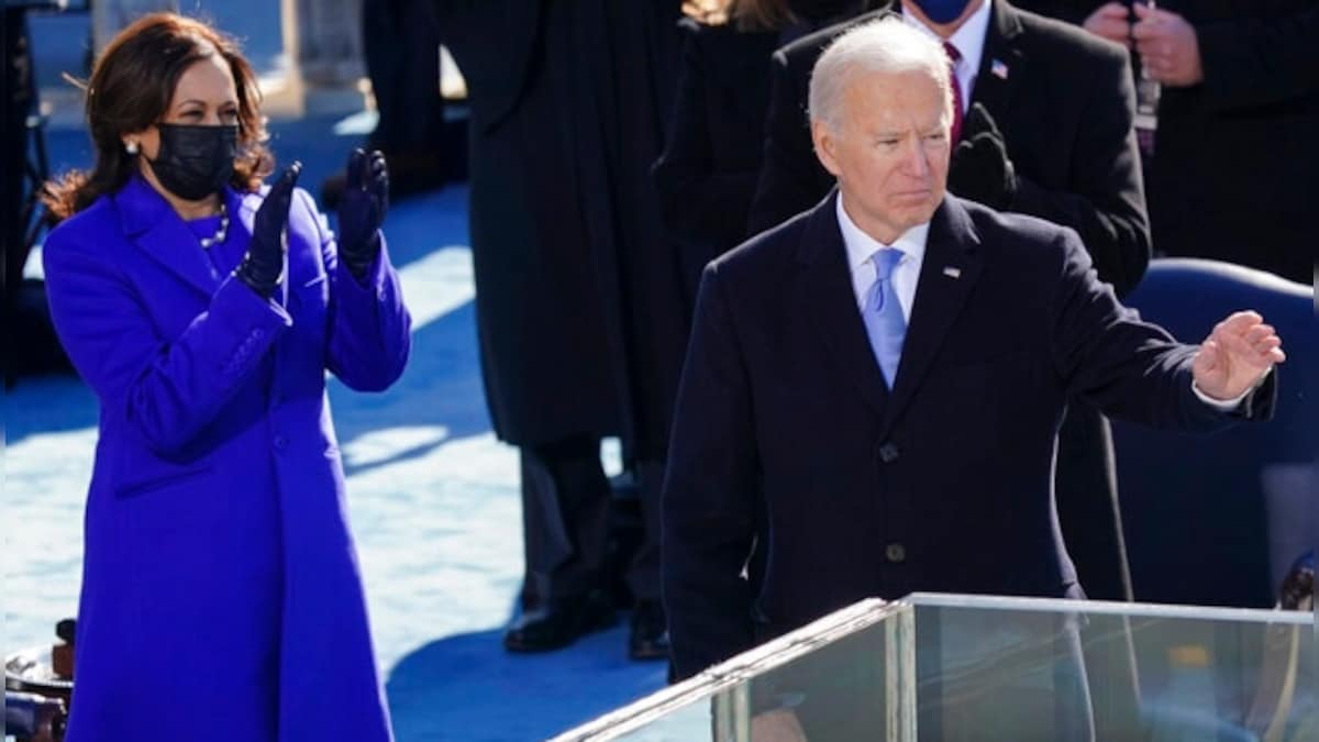 Joe Biden takes helm with promise of 'uniting' a divided America; Kamala Harris scripts history