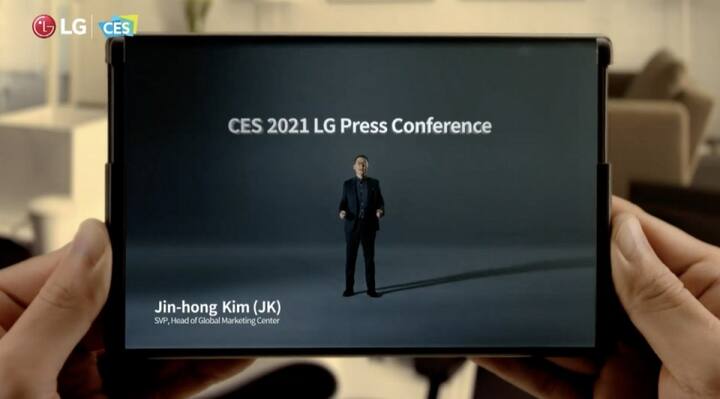 CES 2021: LG showcased its first-ever rollable smartphone at the event