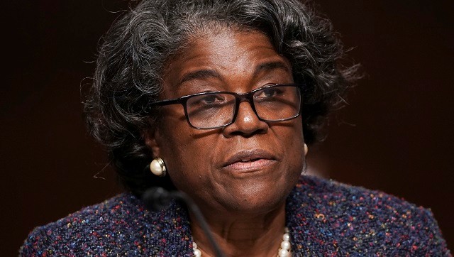 India's UNSC permanent seat bid a 'matter of discussion,' says Linda Thomas-Greenfield, likely next US envoy to world body India's UNSC permanent seat bid a 'matter of discussion,' says Linda Thomas-Greenfield, likely next US envoy to world body