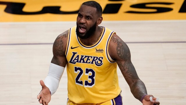 NBA LeBron James scores 34 as Los Angeles Lakers win eighth straight away game Firstpost