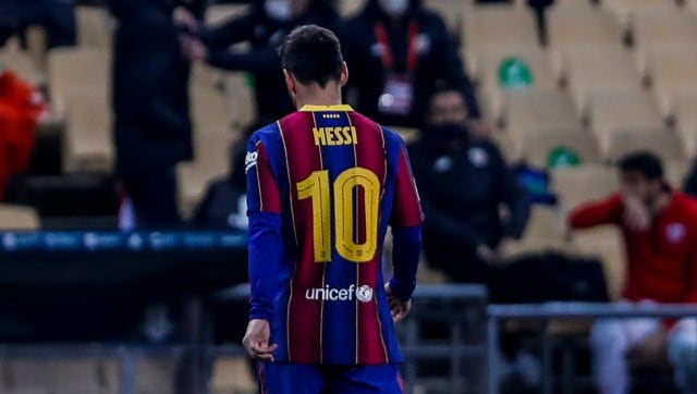 LaLiga: Lionel Messi to miss two matches after receiving first-ever red card of Barcelona career